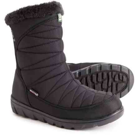 Kamik Hannah Zip Snow Boots - Waterproof, Insulated (For Women) in Black