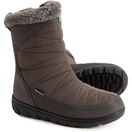 Kamik Hannah Zip Snow Boots - Waterproof, Insulated (For Women) in Charcoal