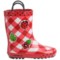 212RD_2 Kamik Ladybug Rain Boots - Waterproof (For Little and Big Girls)