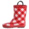 212RD_4 Kamik Ladybug Rain Boots - Waterproof (For Little and Big Girls)