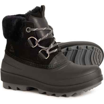 Kamik Lauren F Pac Boots - Waterproof, Insulated, Suede (For Women) in Blk