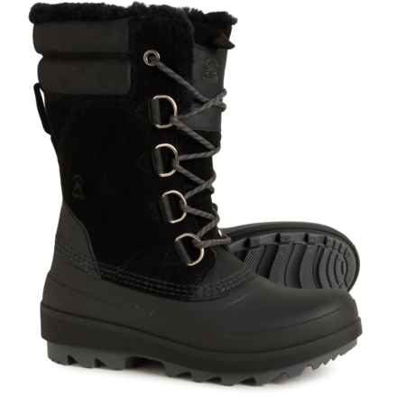 Kamik Lauren Pac Boots - Waterproof, Insulated, Suede (For Women) in Blk