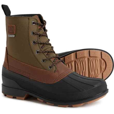 Kamik Lawrence Boots - Waterproof, Insulated, Leather (For Men) in Dark Olive