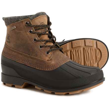 Kamik Lawrence Pac Boots - Waterproof, Insulated, Leather (For Men) in Fos
