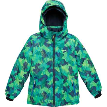 Kamik Little Boys Heavyweight Ski Jacket - Waterproof, Insulated in Green