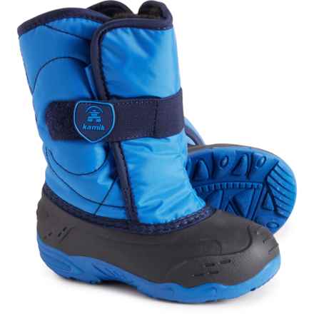 Kamik Little Boys Snowbug 5 Pac Boots - Waterproof, Insulated in Blue