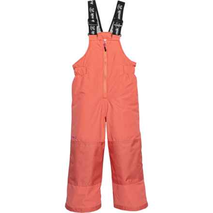 Kamik Little Girls Echo Bib Ski Pants - Waterproof, Insulated in Coral