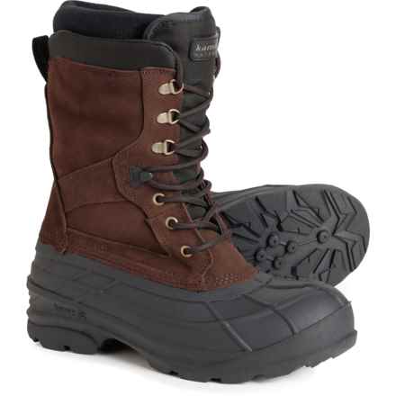 Kamik Nations Snow Boots - Waterproof, Insulated (For Men) in Dark Brown