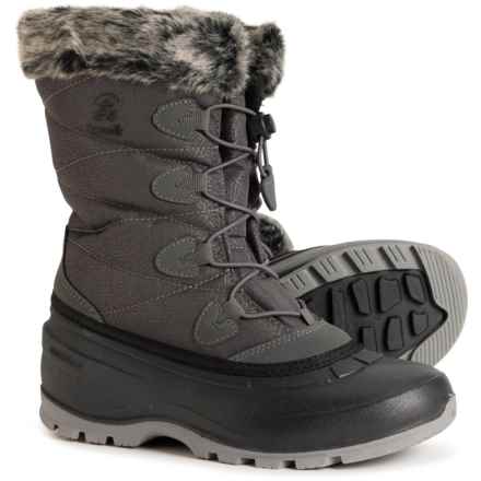 Kamik Robin Pac Boots - Waterproof, Insulated (For Women) in Charcoal