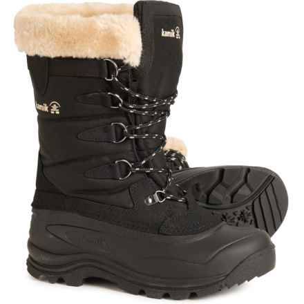Kamik Shellback Pac Boots - Waterproof, Insulated (For Women) in Blk