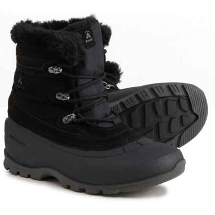 Kamik Snowbound Pac Boots - Waterproof, Insulated, Suede (For Women) in Black