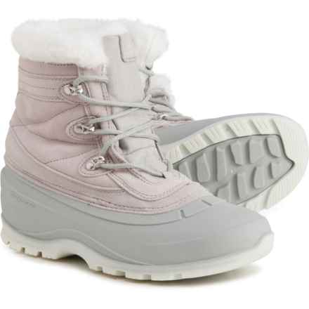 Kamik Snowbound Pac Boots - Waterproof, Insulated, Suede (For Women) in Light Gray