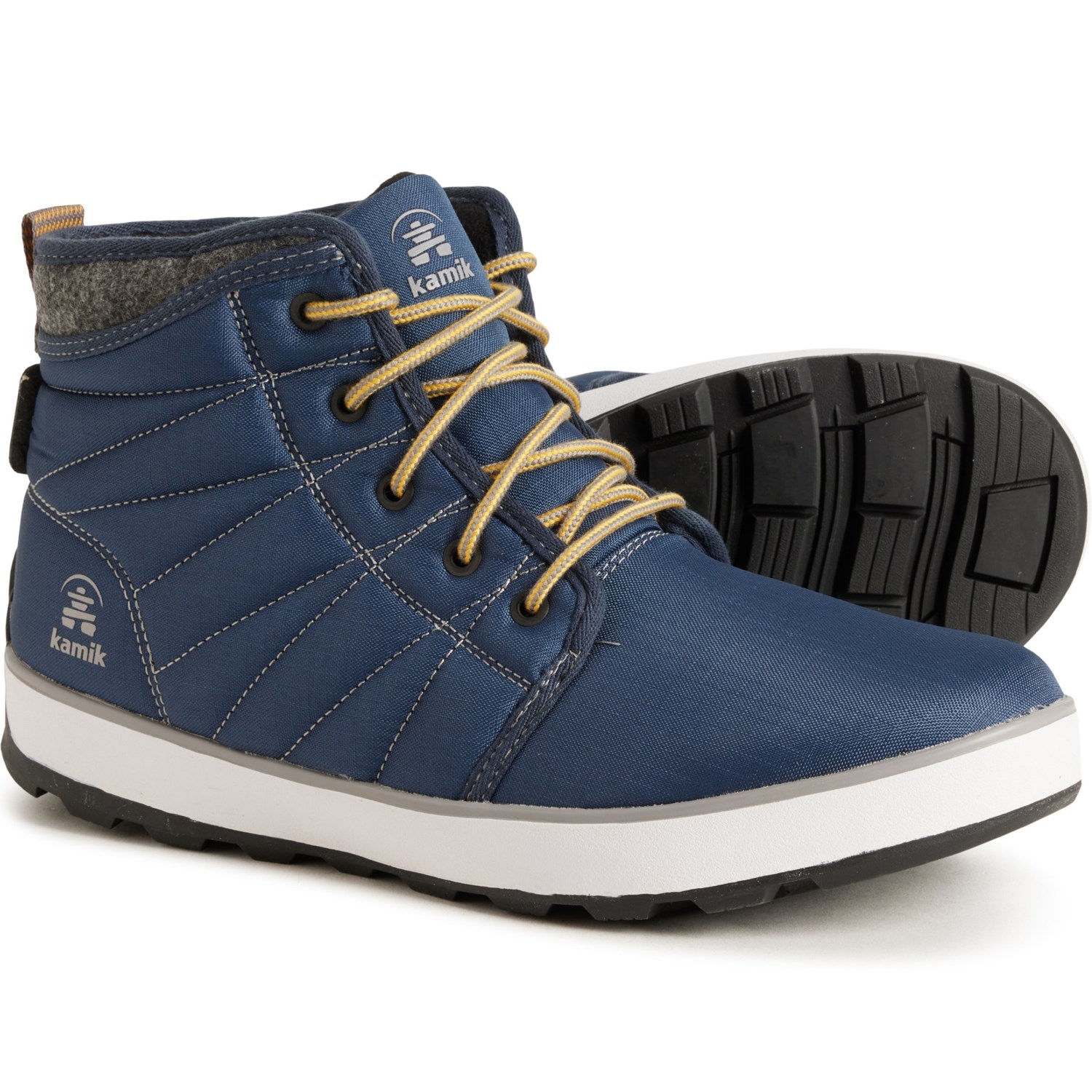 (取寄) カミック メンズ スペンサー n ミッド ウィンター スニーカー ブーツ Kamik men Spencer N Mid Winter Sneaker Boots (For Men)  Navy 取寄) カミック メンズ スペンサー n ミッド ウィンター スニーカー