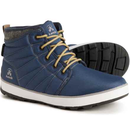 Kamik Spencer N Mid Winter Sneaker Boots - Waterproof, Insulated (For Men) in Navy