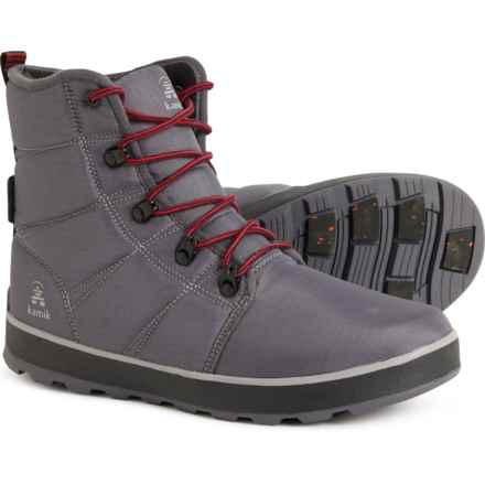 Kamik Spencer N Winter Sneaker Boots - Waterproof, Insulated (For Men) in Charcoal