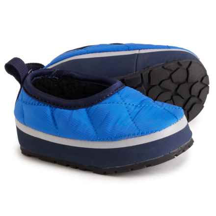 Kamik Toddler Boys and Girls Puffy Scuff Slippers in Blue