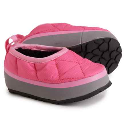 Kamik Toddler Boys and Girls Puffy Scuff Slippers in Fuchsia