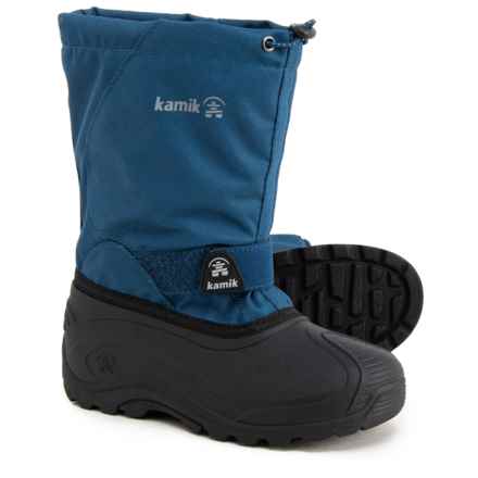 Kamik Toddler Boys Snowfox Pac Boots - Waterproof, Insulated in Light Navy/Black
