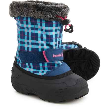 Kamik Toddler Girls Mini T Pac Boots - Waterproof, Insulated in Navy Teal