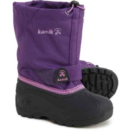 Kamik Toddler Girls Snowfox Pac Boots - Waterproof, Insulated in Purple