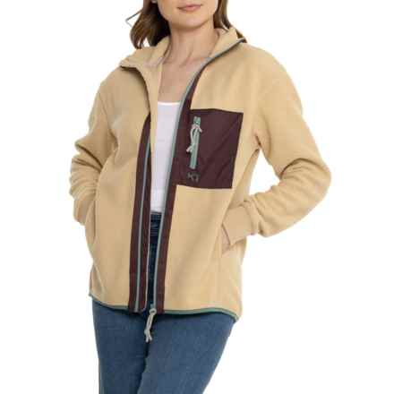 Kari Traa Ane Pile Jacket in Oat