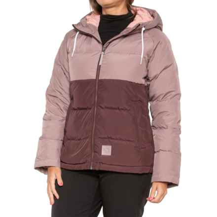 Kari Traa Astrid Down Jacket - 300-350 Fill Power in Taupe