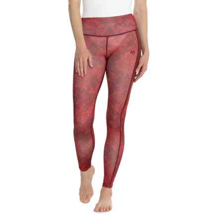 Kari Traa Fierce Base Layer Leggings in Rouge