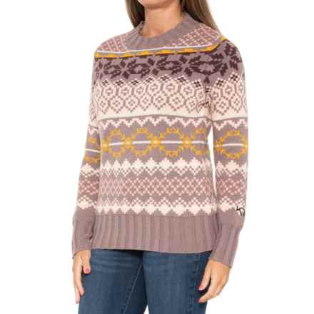 Kari Traa Froya Knit Shirt - Wool, Long Sleeve in Taupe
