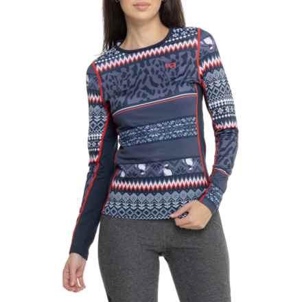 Kari Traa Lilja Base Layer Top - Long Sleeve in Royal
