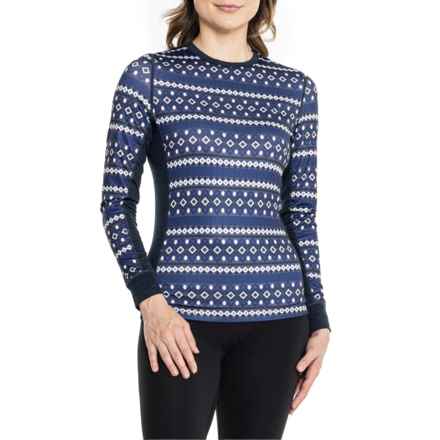 Kari Traa Lune Base Layer Top - Long Sleeve in Azure