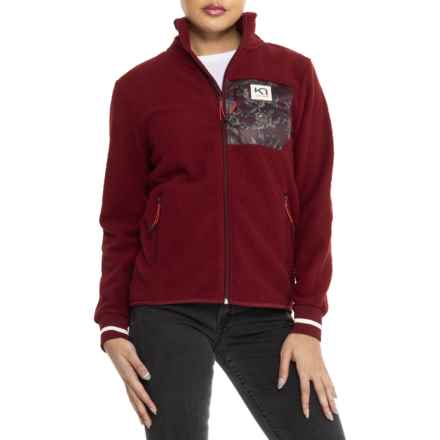 Kari Traa Rothe Midlayer Jacket in Rouge