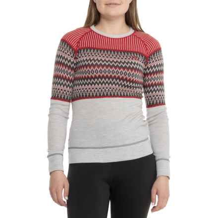 Kari Traa Silja Base Layer Top - Merino Wool, Long Sleeve in Greym