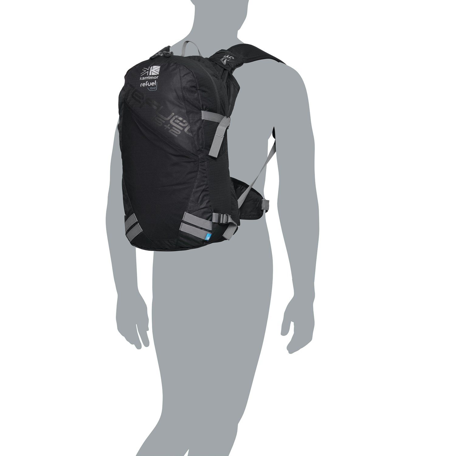 Karrimor ReFuel 15+2 Hydration Pack - Black - Save 25%