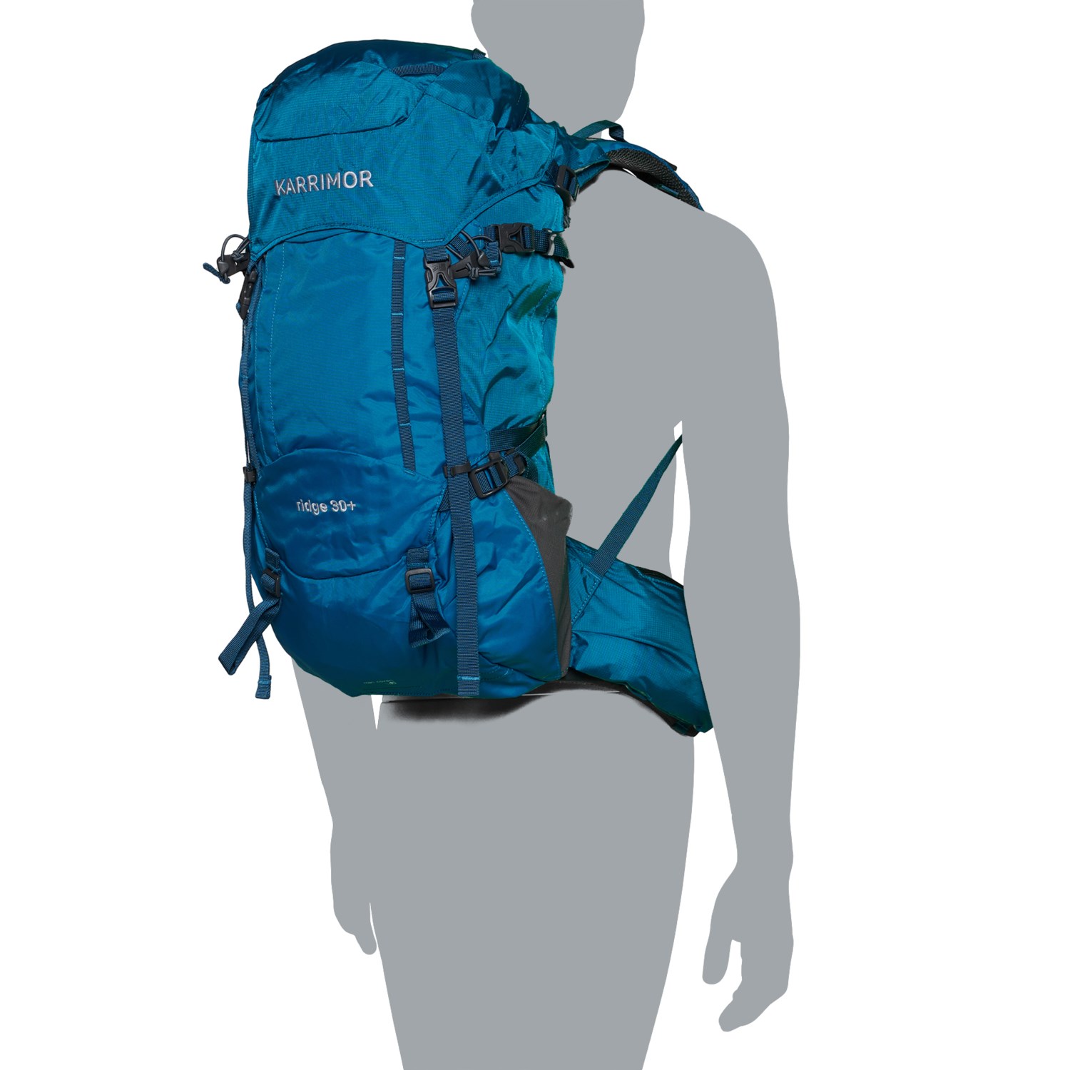 Karrimor Ridge 30+10 L Mountaineering Backpack - Black