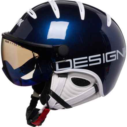 Kask Class Sport Ski Helmet with Mirror Visor in Navy