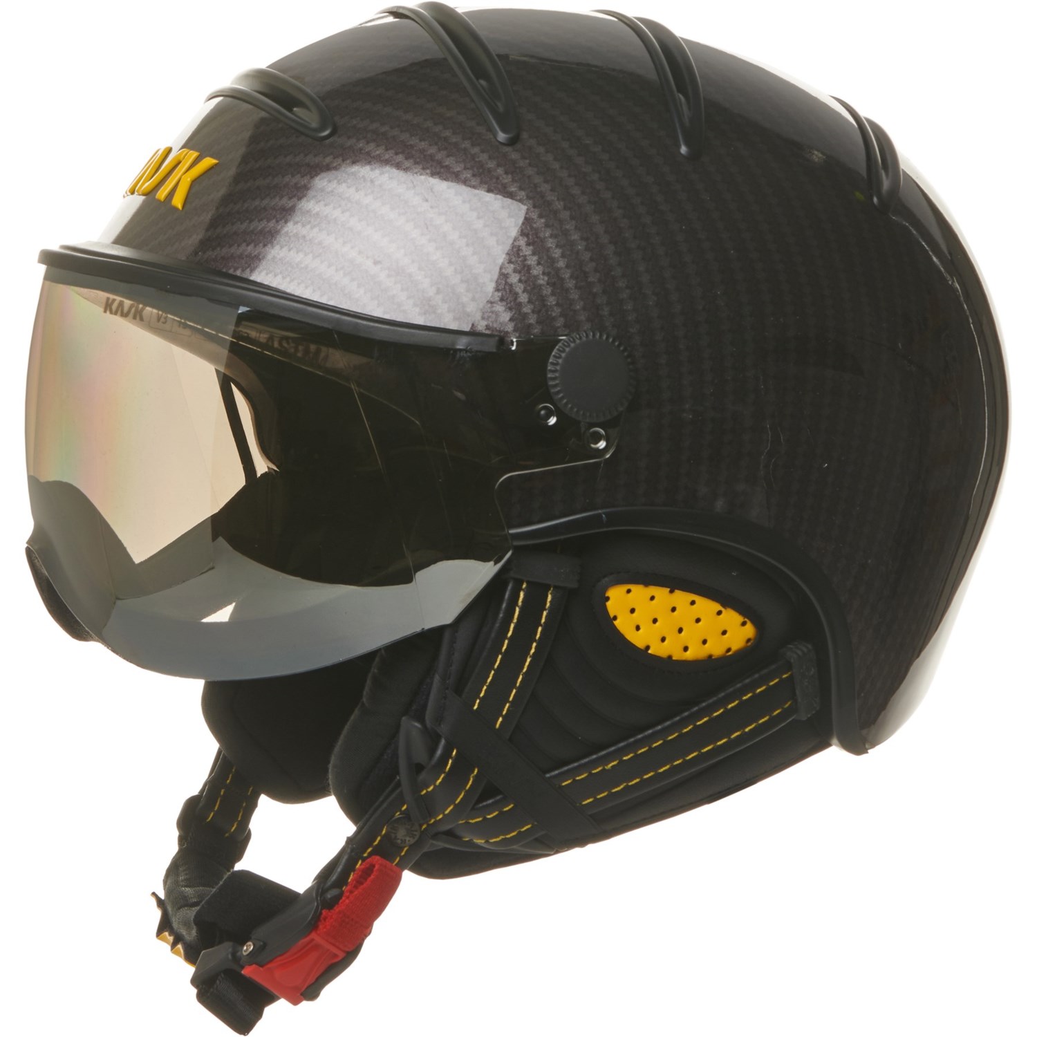 Kask Elite Pro Ski Helmet with Mirror Visor (For Men) Save 31