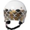 3PUWG_3 Kask Lifestyle Japanese Flower Ski Helmet with Mirror Visor (For Women)