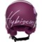 3PUVY_4 Kask Lifestyle Lady Fur Hybiscus Ski Helmet with Mirror Visor (For Women)