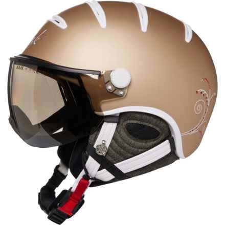 Kask Lifestyle Libellula Ski Helmet with Mirror Visor (For Women) in Gold