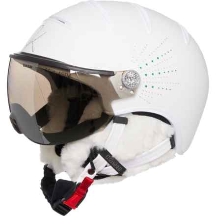 Kask Lifestyle Ski Helmet with Visor (For Women) in White