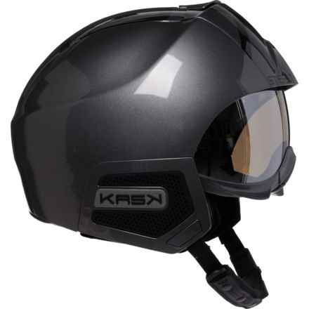 Kask Stealth Shine Ski Helmet with Mirror Visor in Anthracite