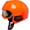 Kask Stealth Ski Helmet with Mirror Visor in Orange Fluo Shine