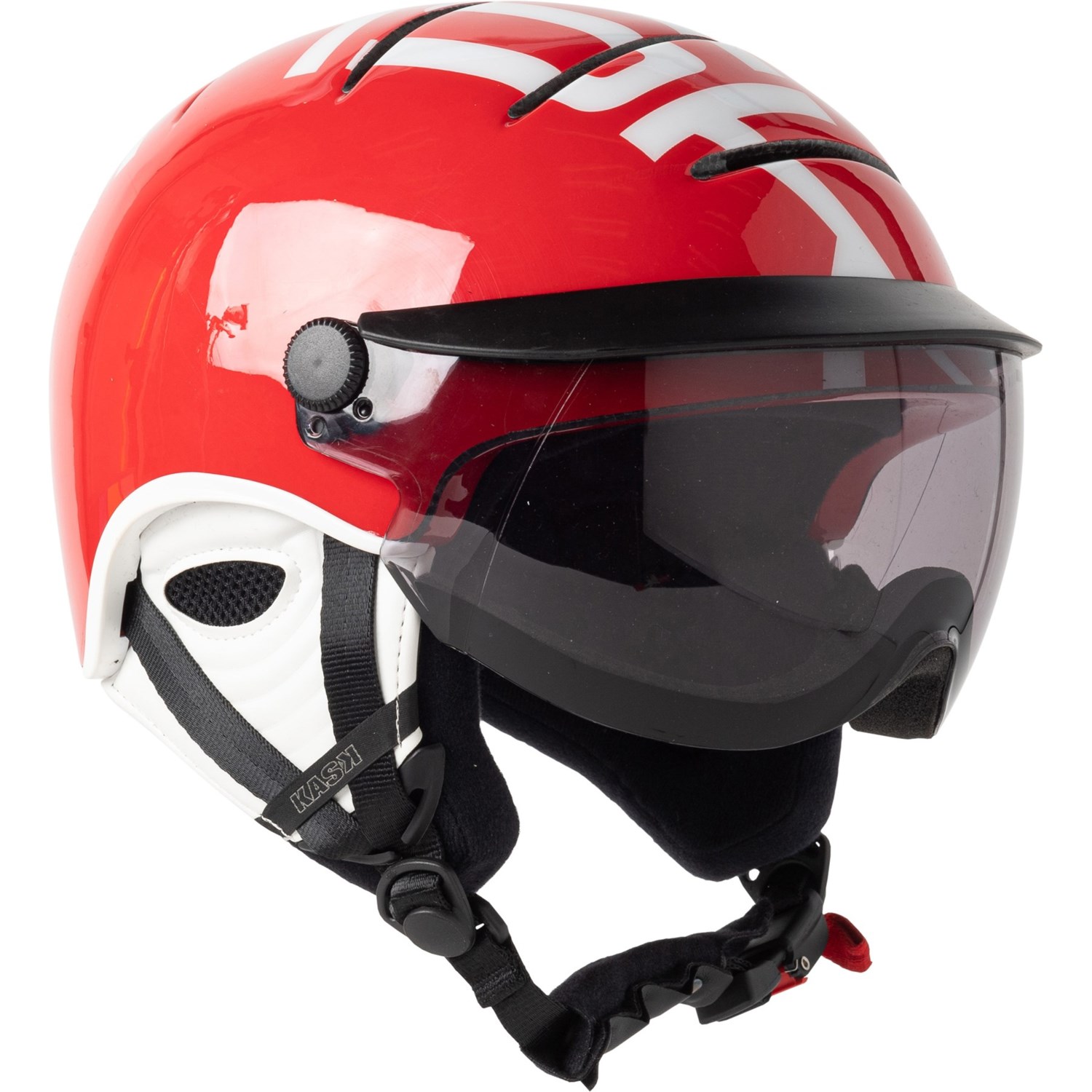 Kask Style Ski Helmet with Visor (For Men) Save 33