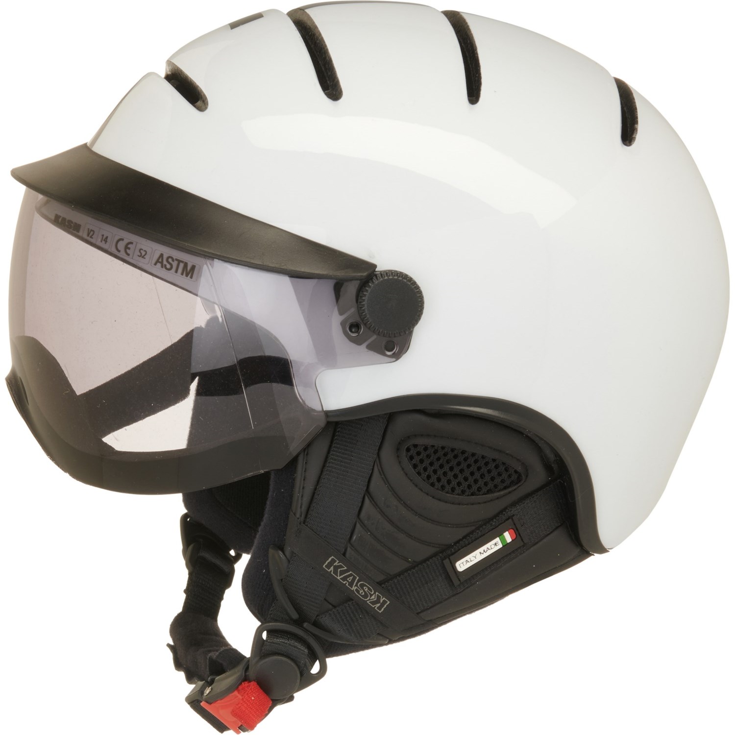 Kask Style Ski Helmet with Visor (For Men) Save 33