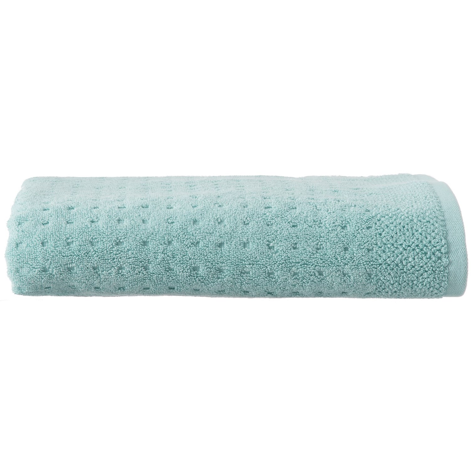 Kassa Moda Blue Cotton Mesh Spa Bath Towel