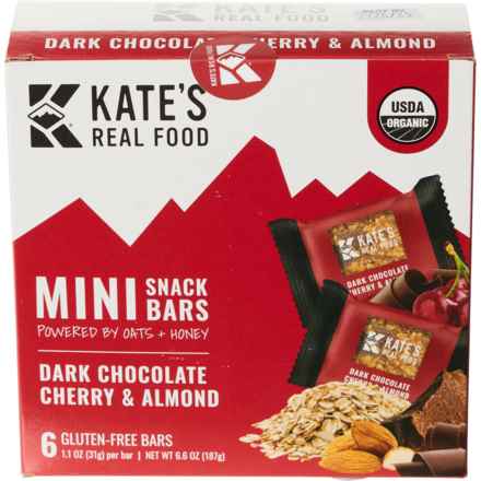 Kate's Real Food Dark Chocolate Cherry and Almond Mini Snack Bars - 6.6 oz. in Multi