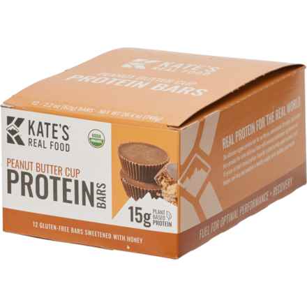 Kate's Real Food Peanut Butter Cup Protein Bars - 12-Pack in Multi
