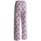 6388Y_2 KayAnna Printed Flannel Pajama Bottoms - Cotton (For Women)