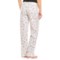 6388Y_5 KayAnna Printed Flannel Pajama Bottoms - Cotton (For Women)