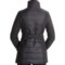 9206D_2 KC Collection s Mixed Media Quilted Puffer Jacket - Insulated (For Women)